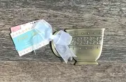 Kate Aspen Teacup Bottle Opener NIP 2017 Tea Cup Shape Brass Metal