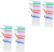 MUSISALY 2sets Soap Pouch for Soap Holder Easy Lather Production 30pcs*2 Random Color