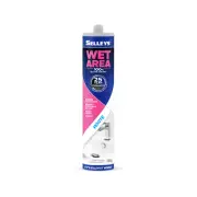 4 x Selleys 300g White Wet Area Waterproof Silicone Sealant 100% Silicone