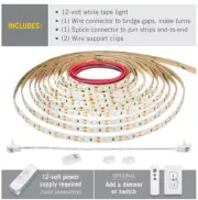 Armacost Lighting RibbonFlexProSeries 60/800 8.2ft Soft Bright White Bin190