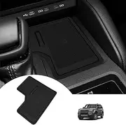 Center Console Wireless Charging Mat Fit for Toyota Land Cruiser 250 Prado J250 2024 2025,Non-Slip Silicone Protection Pad Center Console Liner Inserts Mat, for Left Hand Drive