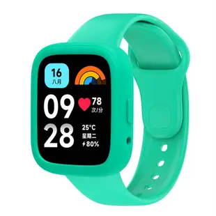 XIAOMI 小米 Redmi Watch 3 Active 錶帶 保護殼 純色 軟 腕帶 手鍊 保護套 錶殼 舒適