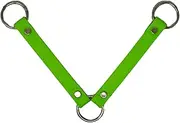 SparkDog Collars HotDawg Dog Kennel Fan Hanging Utility Straps for Ryobi P3320 BioThane Fan Hanger for Dog Crate, Bucket Holder Utility Strap - Made in The USA (Green/Green)