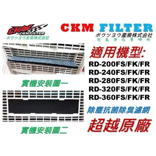 日立 除濕機 FS/FK/FR 系列 抗菌濾網 RD-200FS RD-240 RD-280 RD-320 RD-360