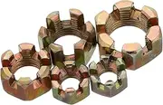 Beatifufu Safety Stability Motorcycle Steering Stem Nuts Tie Rod Axle Covers Kit