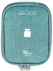 SUIOPPYUW Emergency Organizer Zipper Closure Waterproof Outdoor Empty Storage Bag Oxford Cloth Dust-proof Survival Package Case, Green Small