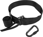 Dimakung Hunting Tree Stand Safety Harness Tree Strap, Climbing Stand Quick Connect Tree Anchor Strap Belt with Adjustable Metal Hook, Outdoor Hunting Tree Stand Safety Equipment Accessories kit