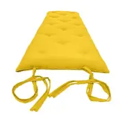 Twin Japanese Floor Rolling Mattress, Cotton Shiki Futon Mat 3 x 39 x 80 Yellow