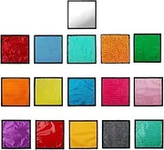 Wmqbjta 16Pcs Textured Sensory Mats Sensory Pads for Aged 3 to 6 Child Exploration