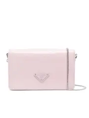 Prada Brushed Leather Shoulder Bag