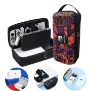For Nintendo Switch OLED Handheld Storage Bag PU Carrying Case Protective Pouch
