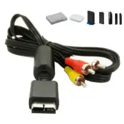 RCA Cable Adapter Video Lead TV AV Audio Composite for PS1 PS2 PS3 1.8m
