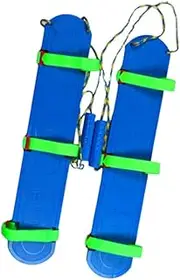 harayaa Hand and Foot Board, Balance Coordination Sensory Training Children Toy, Outdoor Sports Sensory Balance Board, Blue 3 Person