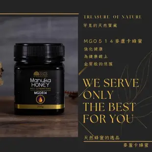 【Nature’s Gold】澳洲麥蘆卡蜂蜜(MGO514/UMF15+｜250g)