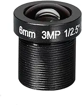 HD CCTV Lens 3MP 6MM M12*0.5 Interface 1/2.5 F1.8 53 Degrees for Security CCTV Cameras