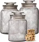 Food Storage Containers with Airtight Lids - Retro Design - Pantry Organization,
