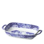 Spode Blue Italian Handled Serving Dish