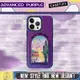 高級紫色鏡盒仙人掌 UFO 插圖手機殼兼容 iPhone14/13/12/11/Pro/Max 手機殼防震亞克力背面硬保