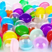 150 Pcs Vending Machine Capsules Bulk for Claw Machine 2 Inch Frosty Clear Ac...