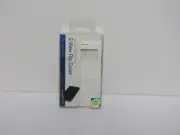 Samsung Galaxy S4 Flip Cover Case (Marble White)