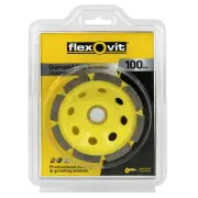 Flexovit 100mm Diamond Cup Grinder