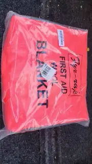 STEINER Fire Blanket: Fire Blanket, 7 ft x 5.2 ft, Wool