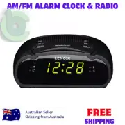 Digital Alarm Clock AM/FM Radio LED Bedside Table Clock Desk Time Display