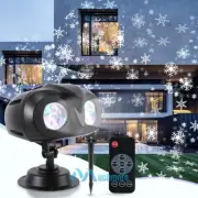 Snowflake Christmas Projector Lights HD Dynamic LED Snowfall Light Projection