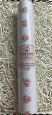Crabtree & Evelyn Drawer Liner Paper Rosewater Scented 4 Sheets 12x36 in