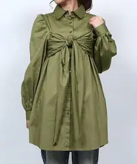 在飛比找Yahoo!奇摩拍賣優惠-【全新現貨】2021春季新款 日本punyus系帶開衫連衣裙