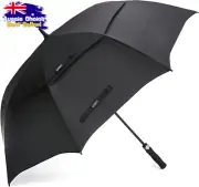 Extra Large Golf Umbrella 68" Auto Open Windproof Double Canopy Vent