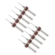 10Pcs Micro PCB Drill Bits 1/8" Shank 0.6mm Cutting Edge PCB Drill Bit