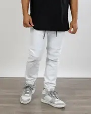 [Lucid] Lucid Men's Provision Joggers Pants in White Size XL XL White
