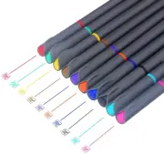 Mylifeunit Fineliner Color Pen Set, 0.4Mm Colored Fine Liner Sketch Drawing Pen,