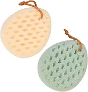 NOLITOY 2pcs Shower Brush Bath Sponge Sponges for Cleaning Bath Scrubber for Body Exfoliating Face Sponge Body Sponge Loofah Bathrooms Accessories Shower Sponge Loofah Back Scrubber Loofah