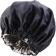 MAG Silk Bonnet with Soft Elastic Band, Breathable Satin Hair Bonnet for Sleeping Suitable for Long, Straight and Curly Hair