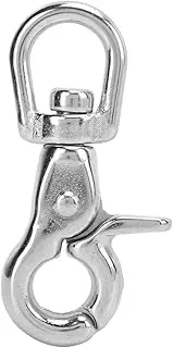 65mm Stainless Steel Lobster Claw Clasps, Swivel LanyardsTrigger Snap Hooks Strap, Scissor Hook for Keychain, Key Rings, DIY Bags and Jewelry