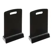 2x Quartet Double-Sided A5 Menu Chalkboard Cafe/Restaurant Tabletop Sign Board
