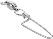 Toyvian Stainless Steel Pin Swivel Fishing Swivels Fishing Tackle Barrel Swivels Fishing Saltwater Fishing Swivel Fishing Line Swivels Swivel Snap Fishing Snap Swivels Silver