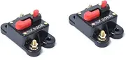 Beatifufu 2pcs 300 300amp 12-24v Circuit Breaker with Manual Reset Motor Gfci Breaker for Car Marine Boat Audio Inverter Protection
