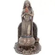 Brigid Goddesses of the Celtic pantheon Pagan Wicca Druid Cold cast bronze,