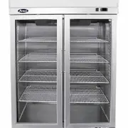 TOP MOUNTED DOUBLE DOOR GLASS FRIDGE YCF9402
