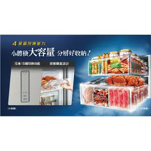 Panasonic國際牌 直立式冷凍櫃 NR-FZ250A-S【雅光電器商城】