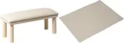 Ysyqkn Nail Arm Resting Pillow Wood Salon House Elegant Manicure Pillow Manicure Hand Calm Nail Armrests, Khaki