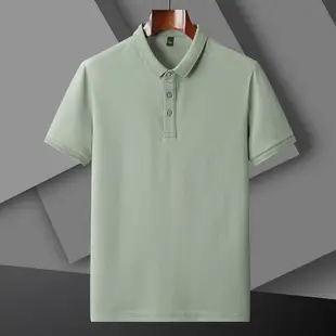 韓版棉款衫衫男純色短袖T恤商務短袖純色T恤男款