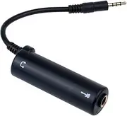 HOMAXA Audio Interface AMP for iPod Touch, iPhone, guitar connector Multimedia audio interface, 7 X 2 X 2 cm, Black