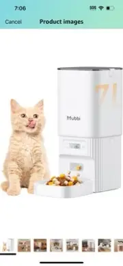 New-Automatic Cat Feeder, 7L/29 Cups Dog Food Feeder Automatic, Cat Food Dispens