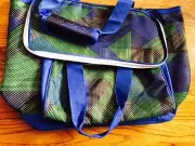 Ulta Beauty Insulated Cooler Blue Green Bag New Picnic Bag Reduced