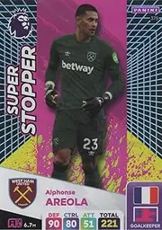 Panini Premier League 2024 2025 Alphonse Areola Super Stopper Trading Card