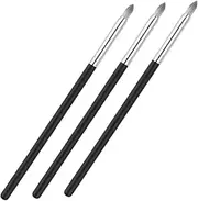 WOONEKY 3Pcs Supple Powder Brush Flat Concealer Brush for Makeup Application for Loose Powder and Concealer Use